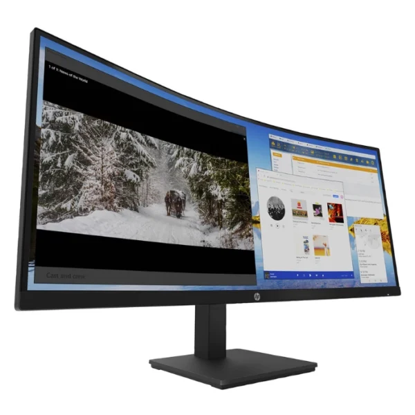 HP M34d 34-inch WQHD Curved Monitor